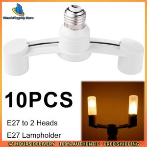 【Clearance sale processing】 10 Pack E27 Light Socket Splitter Adapter for Industrial and Warehouse Lighting Fixtures Easy to Install
