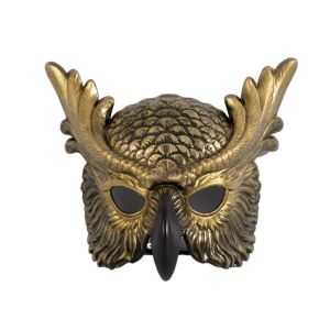 DAWEIF PP Material Owl Realistic Design Scary Style Full Face Full Face Cover Bird Animal Head Halloween Party