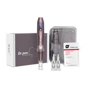 Wireless Skin Care Microneedling Pen Adjustable Speed Rechargeable Device for Facial Beauty