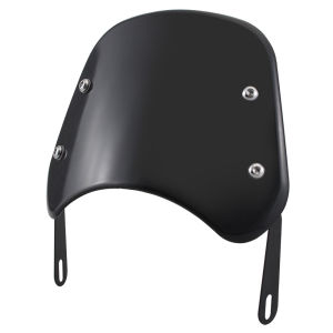 Universal Motorcycle Windshield Wind Deflector Windscreen for Motorbike 5"-7" Headlight