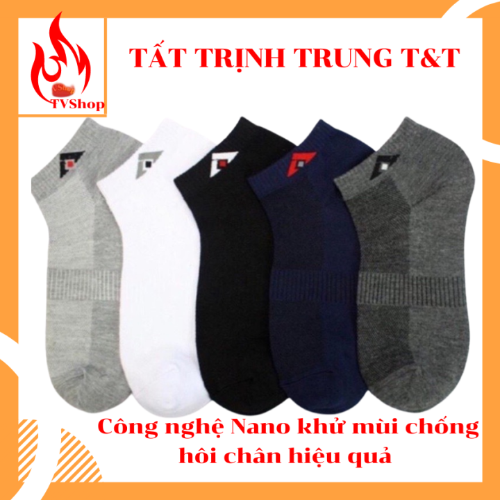 Combo 10 đôi tất ( vớ ) nam cổ ngắn Trịnh Trung hàng Việt Nam chất đẹp