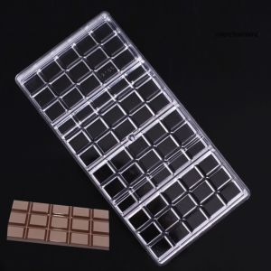 【cod】Chocolate Bar Maker DIY Mold Hard PC Ice Cube Candy Tray Kitchen Baking Tool