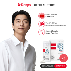 Denps Denmark Probiotics Story Pro - 10 Billion CFU BB-12® strains 2 Months 60 Capsules [Halal] | Digestive Comfort
