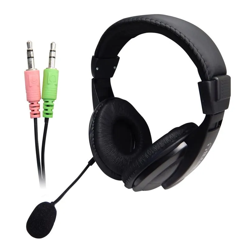 CD R KING Headphone with Microphone and Volume Control HP 066 LA