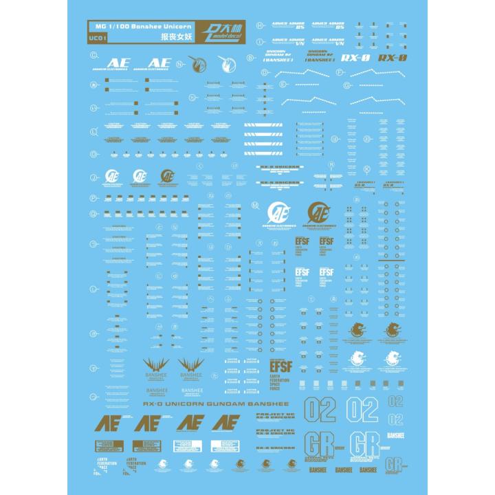 Uc01n Banshee Mg Normal Water Slide Decal From D.l. 