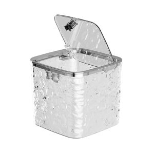 BMFUEW Waterproof Laundry Pods Container Moisture-proof Water Ripple Clear Storage Box Bathroom Supplies Pop-Up Lid  Trash Can Cosmetics