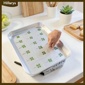 [Hillarys] โปสการ์ดรูปใบโคลเวอร์นำโชค1 5 10ชิ้นการ์ดอวยพรโปร่งใสหญ้าธรรมชาติสำหรับบุ๊กมาร์ก