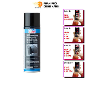Chai xịt bảo dưỡng cao su silicone chuyên dụng Liqui Moly 3310 - không chứa dầu tăng độ bóng bảo vệ và chống tĩnh điện bụi bặm