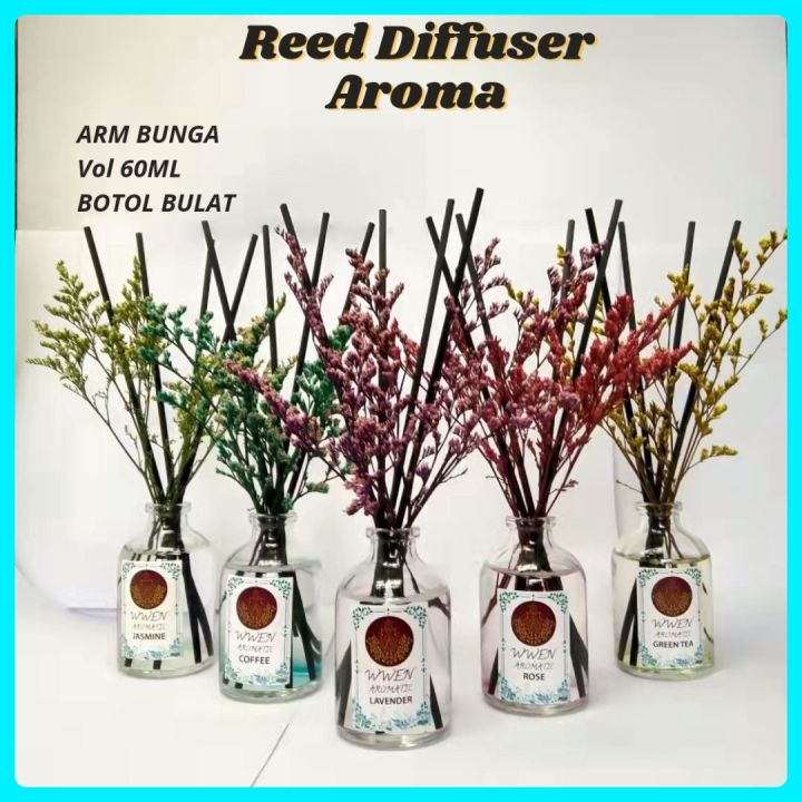 Reed Diffuser 60Ml oil Aromatherapy Replenisher Pewangi Pengharum Ruangan Essential Oil Aroma Murah Pewangi Ruangan Aroma Terapi Ruangan Cair Harga Termurah Purifier Pendingin Ruangan
