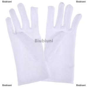 [COD] Biubiuni Găng tay Cổ tay ngắn bằng sa tanh cho bé gái trang phục dạ hội trang trọng dạ tiệc trơn tru