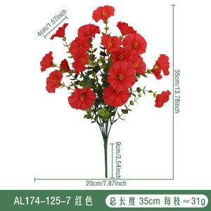 Decorative Flowers Low Maintenance Cost Material Simulated Plant Rich and Varied Bouquet Warm and Vivid