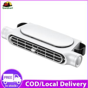 [Local Delivery] Car Headrest Cooling Air Fan 3 Speeds Adjustable Car Neck Cooler USB Powered Rear Seat Ventilator Summer Car Accessories