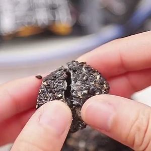 [Anmi Food]爆浆黑芝麻丸 Sugar Free Black Sesame Balls Healthy Snacks Chocolate ball
