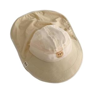 Baby Sun Hat with Neck Flap Thin Fisherman Hat Breathable Sunproof Floppy Hat with NeckShields Kids Outdoor Camping Hat