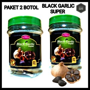 [ PAKET 2 BOTOL ]  Bawang Hitam Tunggal Black Garlic Bawang lanang 100 gr Addawa Shop