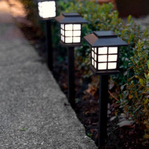 Đèn LED Bãi Cỏ Năng Lượng Mặt Trời Đèn Năng Lượng Mặt Trời Chống Mưa Ngoài Trời Đèn Sân Vườn