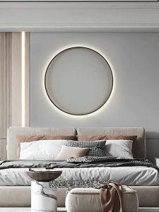 CIMI Wall Lamp Wireless Living Room Background Wall Lamp Decorative Lamp Nordic Minimalist Bedroom Ambience Light USB LightFast shipping
