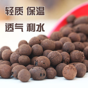 LZD  Ceramic Ball Flower Pot Pad Bottom Drainage Succulent Soil Pavement Soilless Cultivation Backfilling Stone at the Bottom of Earthen Bowl Particles Pottery Clay Tablets
