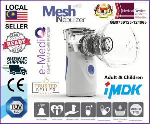 [MDA Approved] [KKM LULUS] Portable Medical Mesh Nebulizer Ultrasonic Inhaler For Adult & Kids Ready Stock (1 year warranty) - Priority Product & Fast Processing (Exp: Oct/2028)