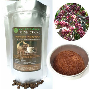 500gr Cà phê nguyên chất rang mộc Cà phê pha phin - Minh Cường Coffee