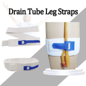 Drain Tube Leg Straps Adjustable Urinary Bag Leg Support Fixer Strap External Holder Fixation Band