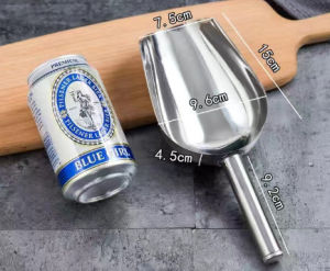 Ice Cube Scoop Food Scoop For Flour Rice Spice Stainless Steel