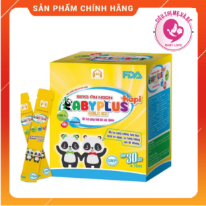 Siro Babyplus bé hết biếng ăn tăng cân đều hộp 30 gói Siêu Thị Mẹ và Bé