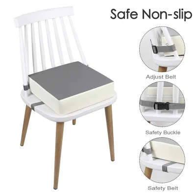 Booster Seat for Toddlers-Non-Slip&amp Portable for Dining Table for Kitchen Chair Kid-Friendly Cushion
