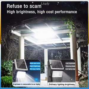 Solar Flood Light – 8000W LED Super Bright Waterproof with Sensor