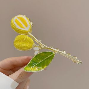 Fun Metal Durian Big Hair Clip Claw for Women Korean style Ins Temperament Shark Clip Fashion Girl Hair Clamp