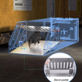 Household Mouse Trap Smart Self-Locking Mousetrap Safe Firm Iron Net Reusable Rat Cage Trap. 