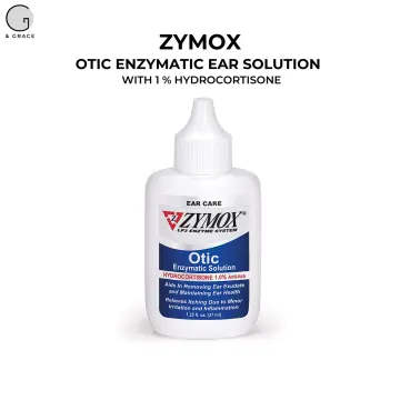 Ear Drops Zymox Otic Ear Solution For Dogs Cats Hydrocortisone