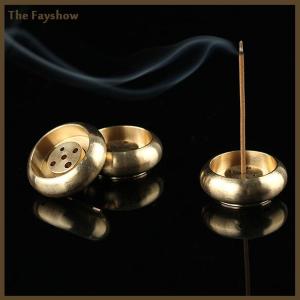 [The Fayshow] wanglianzhon 1pcs High Quality 5 Holes Mini Brass Incense Incense Sticks Censer Stand Holder Home Decor