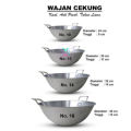 Wajan Cekung Murah Ukuran 12 - Kuali Super 12 - Wajan Katel Penggorengan. 
