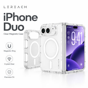 Magnetic Case For iPhone Duo Fold Raised Edge Anti-Fingerprint Wireless Charging CA1001