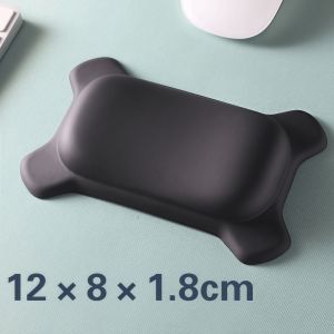 ZENO Thiết kế tiện dụng Đệm kê cổ tay cho chuột Silicone Sự thoải mái Bệ kê tay bàn phím  Mềm mại Tấm lót chuột có chỗ kê cổ tay Trò chơi văn phòng trên máy tính