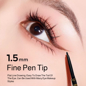 Black automatic eyeliner pencil eyeliner gel pencil brown eyebrow pencil eyeliner set