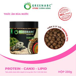 Thức ăn Rùa Nước GREENABC – Cung cấp protein canxi lipid giúp tăng kích thước mai cứng - Hộp 50g và 230g