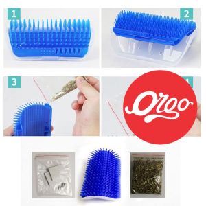 Bàn gãi ngứa cho mèo Orgo gắn tường Kiêm Dụng cụ chải lông cho mèo