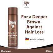 Plantur 39 Colour Brown Phyto-Caffeine Shampoo- Enhances brown colour reduces hair loss in women (250ml)