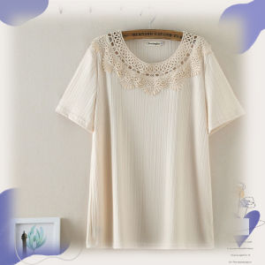 Fomi มันเริ่ดดดด เสื้อคอกลมแต่งลายลูกไม้ สวยงามม๊ากกกกกสีไหนก็ปังก็เริ่ดน้าา