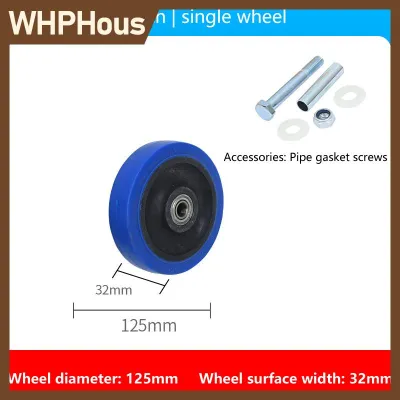 WHPHous 3 4 5inch chịu mài mòn thay thế bánh xe Caster cho đồ nội thất nặng thiết bị công nghiệp phụ kiện xe đẩy