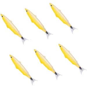 6Pcs Fish Shape Ballpoint Pen Sea Creature Themed Writing Pen 0.5mm Tip for Adult Student Writing Journaling Noting