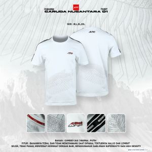 Kaos Lengan Pendek Pria Garuda Indonesia Arei Outdoorgear