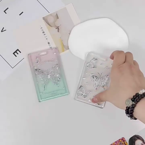 Clear Pocket Waterproof Sleeve Clear Holder with Sliding Closure for Organizing and Protecting Your Cards