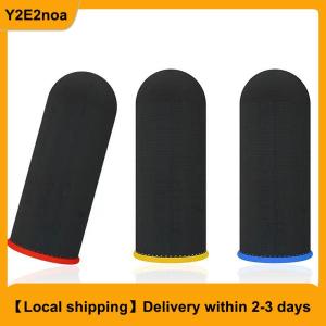【Local shipping】 2PCS Gaming Finger Sleeve Breathable Fingertips For Games Anti-Sweat Touch Screen Finger Cots Cover Sensitive Mobile Touch Glove