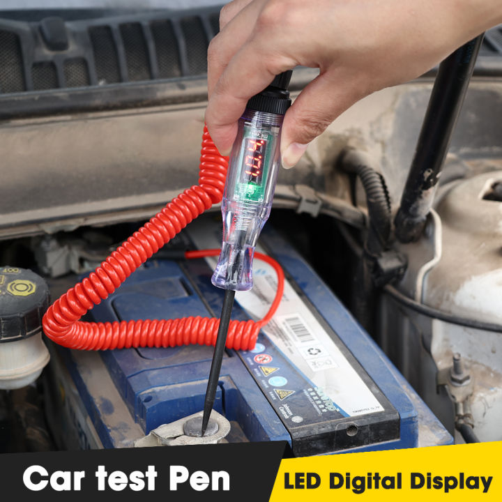 Voltage Circuit Tester Probe For 6V 12V 24V Systems – Auto Truck Diagnostic Tool