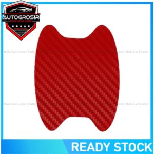 Hot Promo Sticker Pelindung Anti Gores Handle Pintu Carbon Gagang Mobil isi 4pcs