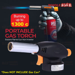 Butane Gas Blow Torch Adjustable Flame Gun Head Auto Ignition Gas Burner Flamethrower Multipurpose Lighter / Pemetik Api