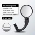 ROCKBROS Bike Side Mirror HD View Mountain Bike Side Mirror 360° Adjustable Handlebar Mirror Wide Range Motorcycle Rear View Mirror Cycling Accessories. 